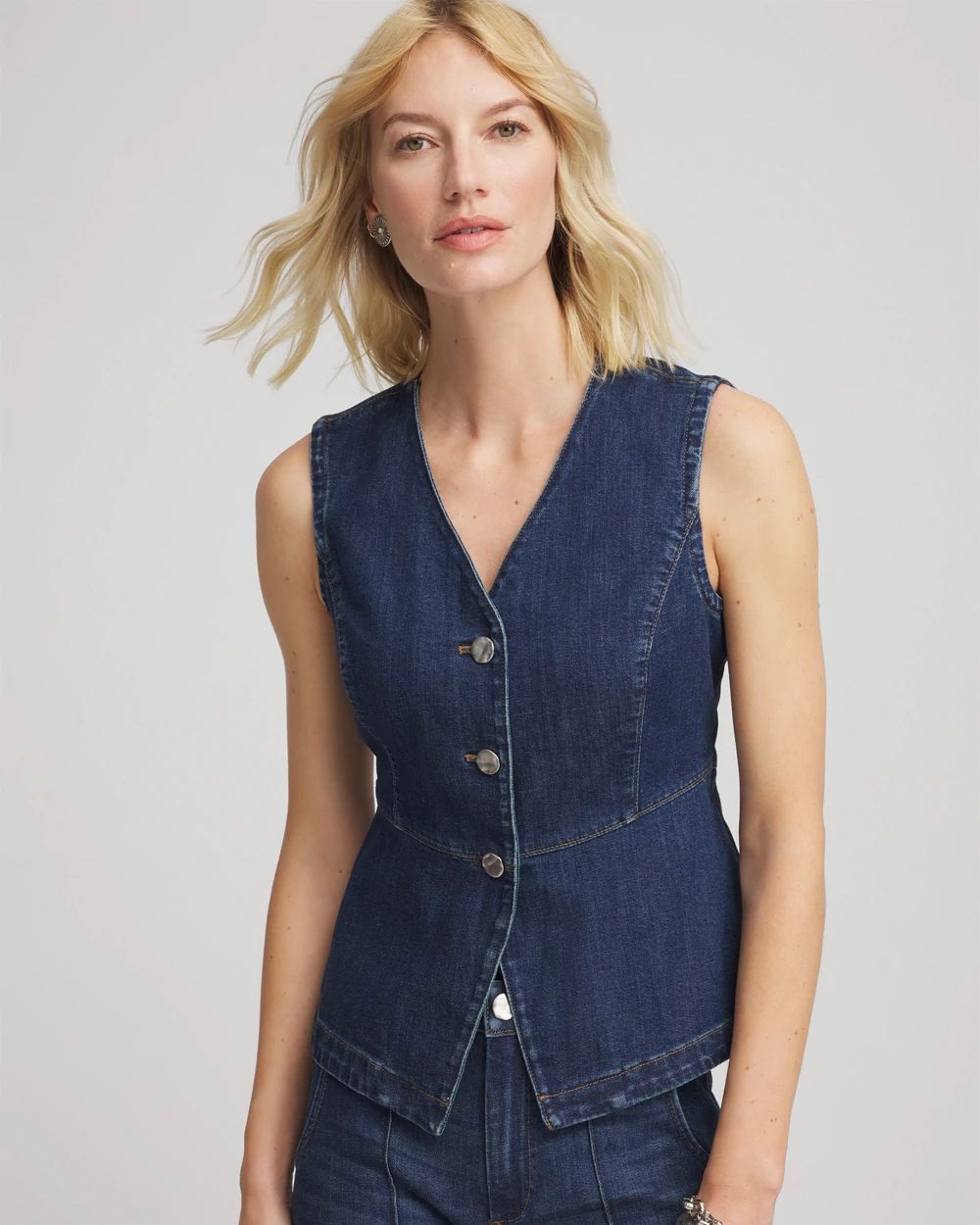 LOW SILHOUETTE DENIM VEST サイズ1 LOW SILHOUETTE DENIM VEST .09【BLUE BLACK】 – SUBLATIONS